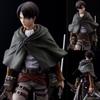 20CM Attack On Titan Levi Ackerman Captain Figure Desktop Ornament Anime Merchandise Model Toy Collection Boy Birthday Gift