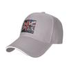 UK Flag Paint Texture Cap Casual Baseball Caps Adjustable Hat Hip Hop Summer Unisex Baseball Hats Customizable Polychromatic