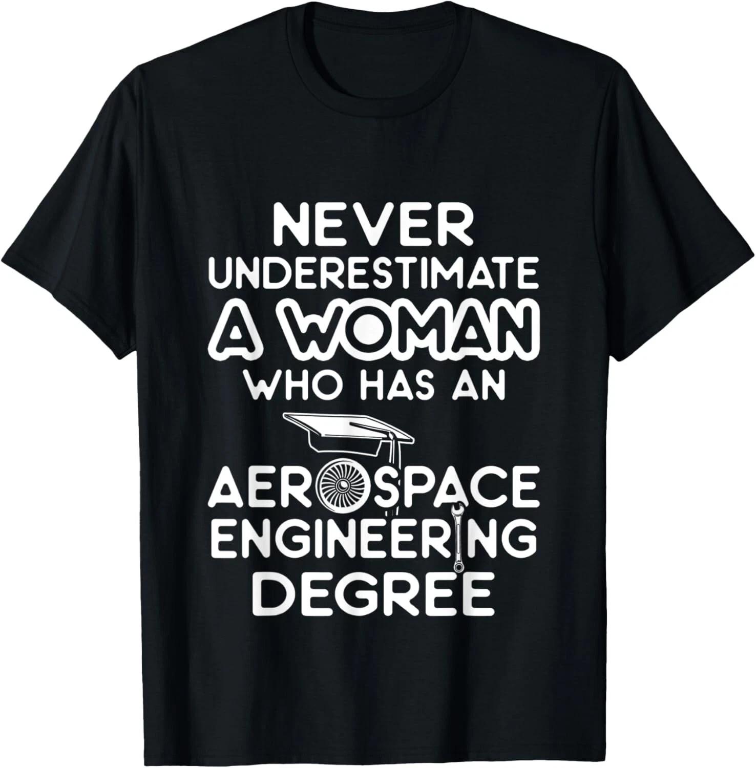 Aerospace Engineer Woman Degree Engineering Gifts Gift Unisex T-Shirt S