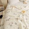 Class a Knitted Cotton Soybean Fiber Cartoon Ins Style Girl Heart Summer Cool Quilt Machine Washable