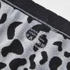 Seamless No Show Thong for Women Milk Cow Print Stretch Breathable Underwear Sexy Mid Rise T-Back Panties