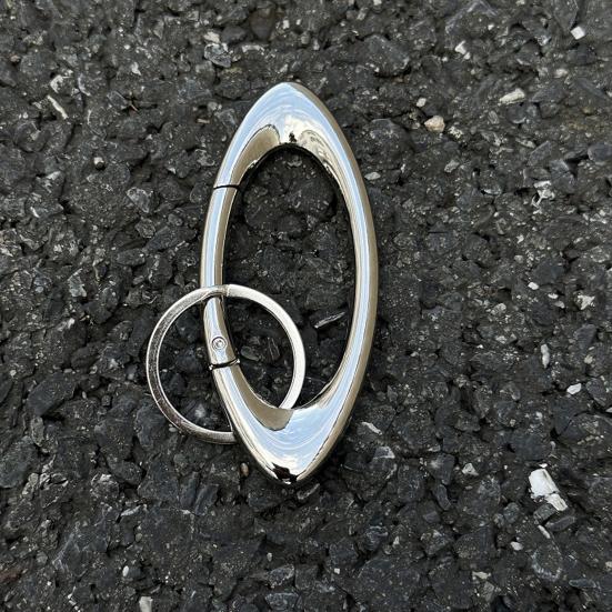 Keychain Hook Durable Spring Movement Handmade Knotted Pendant Handcrafted Rotating Rope Hook Keyring Accessory