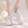 Star with the same thick-soled white shoes leather heightening shoes Internet celebrity sports breathable board shoes Ruian manufacturers casual shoes