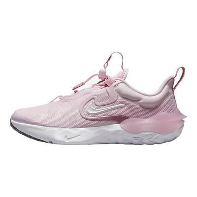 Run Flow PS Rose Mousse Baskets Enfant Rose Élémentaire Blanc DR0471-600