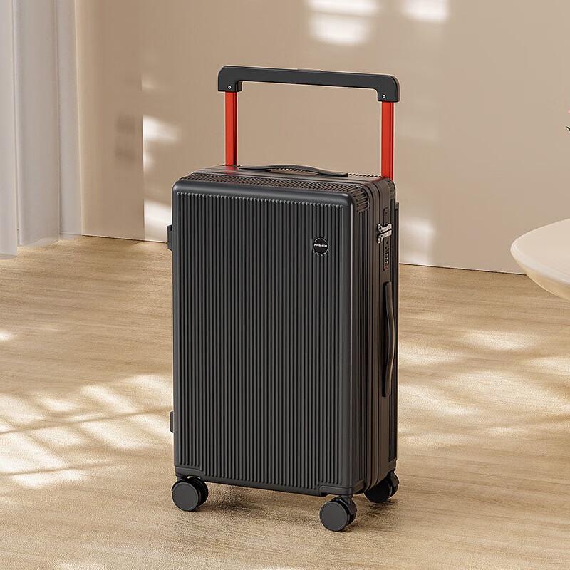WEZHO Wide-Handle Spinner Suitcase