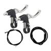 Brake Lever Set Made of Aluminum Alloy, Front And Rear Wheel Brakes Suitable for Professional Use