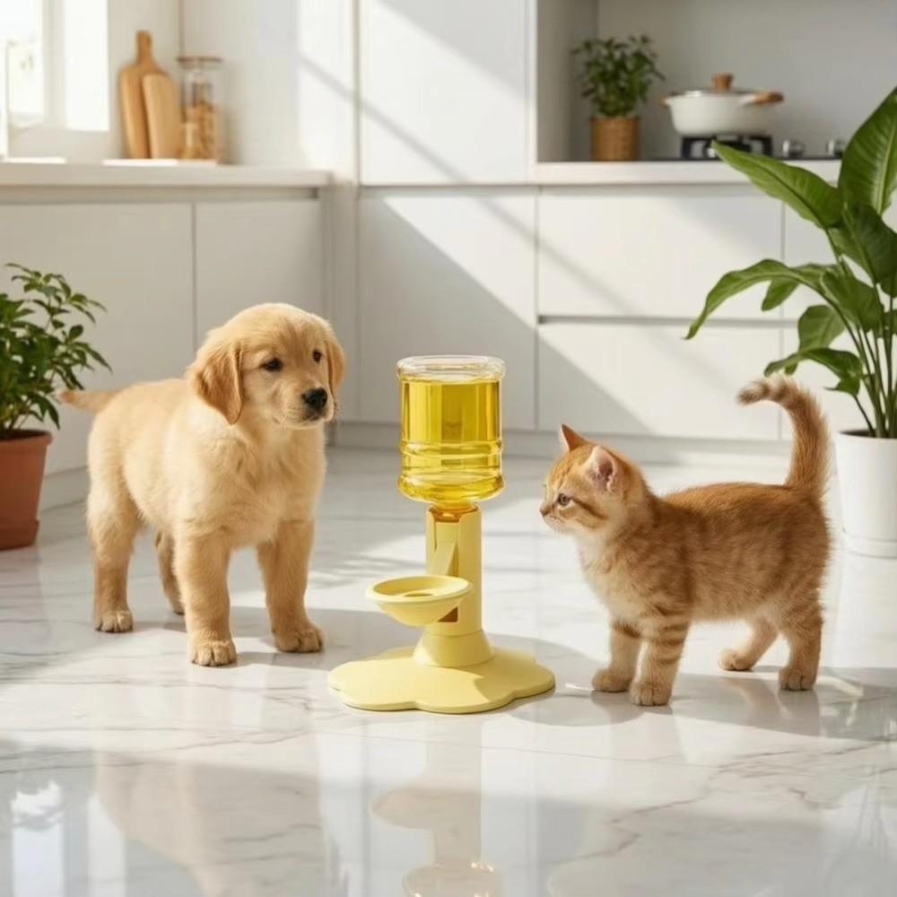 Leak-Proof Gravity Water Dispenser Gravity Fed Pet Drinking Station  Cats and Dogs