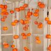 80cm Artificial Persimmon 8 Fruit Persimmon Pendant Simulation Persimmon Fruit Ceiling Decoration