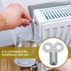 6/8pcs  Radiator Valve Key Faucet Keys Radiator Water Tap Plumbing Bleeder Key Air Vent Central Heating Tool Radiators Bleeding