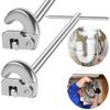 11inch Adjustable Sink Faucet Wrench 3/8 To 1-1/4inch Jaw Capacity for Fixing Back and Union Nuts Under Sink for Tight Spaces