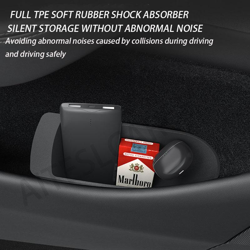 Aiteslcar For Tesla Model Y Juniper Door Side Storage Box Full-Cover Driver And Co Driver Interior Storage Box Accessories