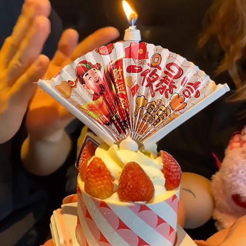 Color Flame Birthday Candles - Creative, Festive Atmosphere for Cakes and Parties