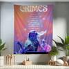 Singer Grimes Colorful Tapestry Wall Hanging Hanging Tarot Hippie Wall Rugs Dorm Wall Art Decor