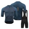 Men Women Cycling Jersey Shorts Set Breathable Bike Wear Road Running