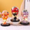 Mother's Day Gift Rose Eternal Flower Acrylic Glass Cover 110 Creative Gift for Girlfriend Lover Flower