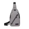 New men's breast bag, casual nylon sports breast bag, multi-functional anti-theft shoulder bag, fashionable messenger bag.