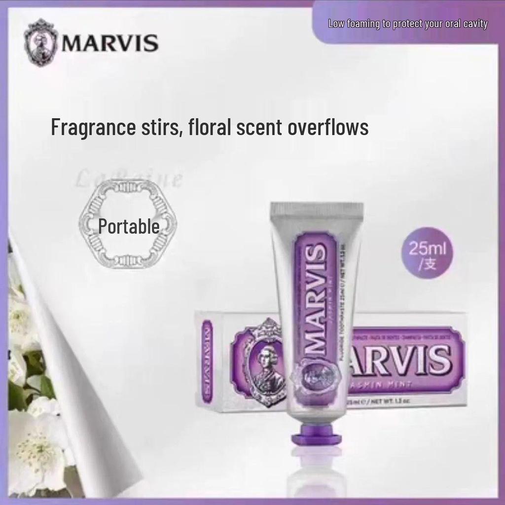 Marvis Silver Mint Toothpaste 85ml - Imported from Italy for Fresh Breath & Stain Removal, Popular Choice.