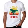 I Steal Hearts Valentines Day Tshirt Simple Trendy Casual Tshirt