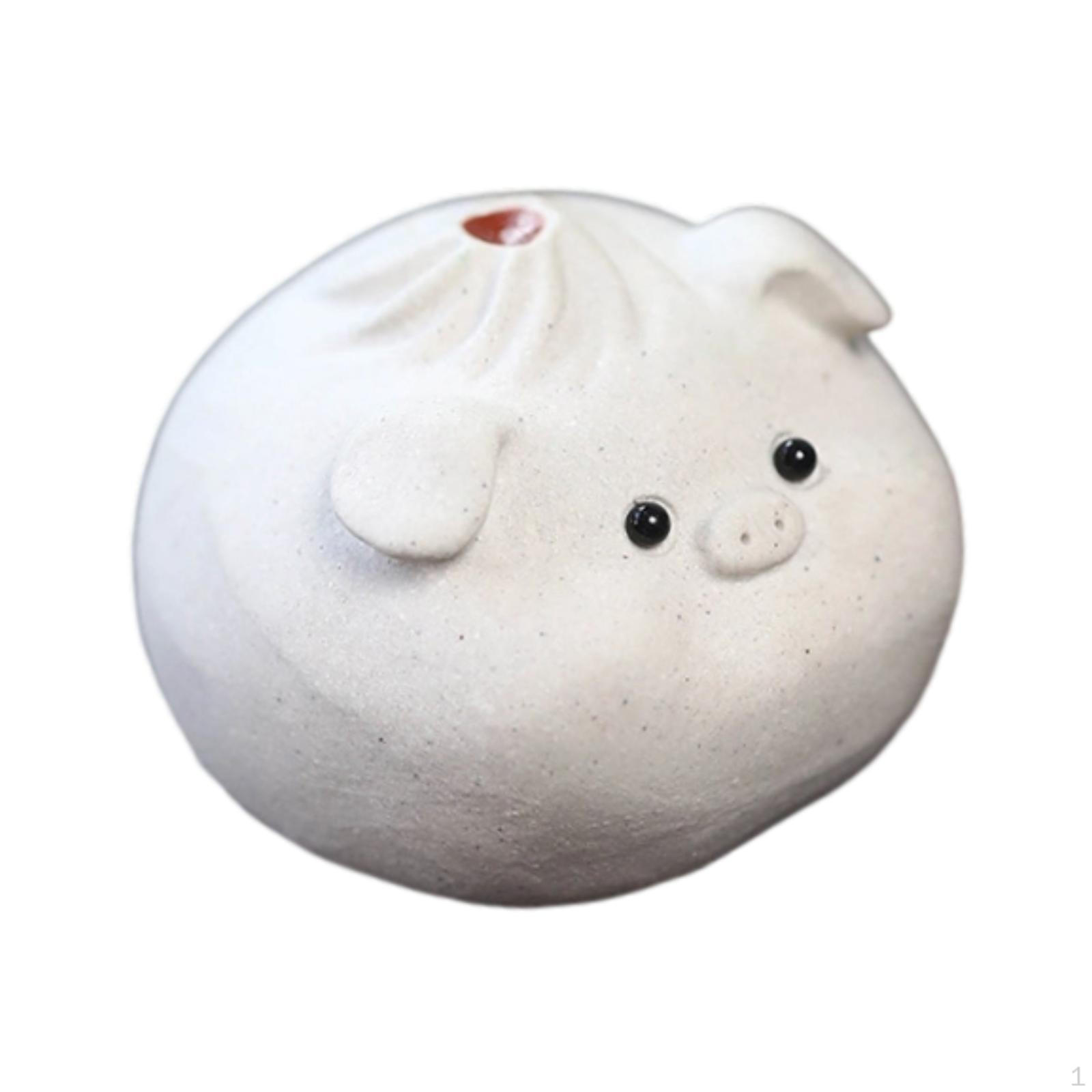 

Коллекция глиняных чайных питомцев, подарок, украшение для чайной комнаты, фермерский шкаф, новоселье, книжная полка Style B