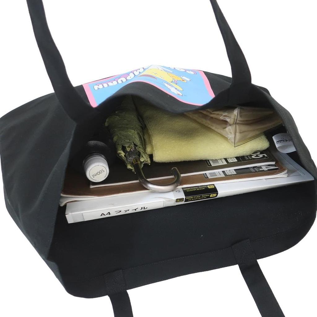 Pompompurin Big Tote Bag Black