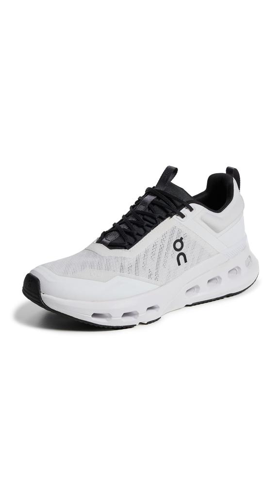 On Cloudnova X Running Size cm Shoes, White/Black, Women's, 28.0