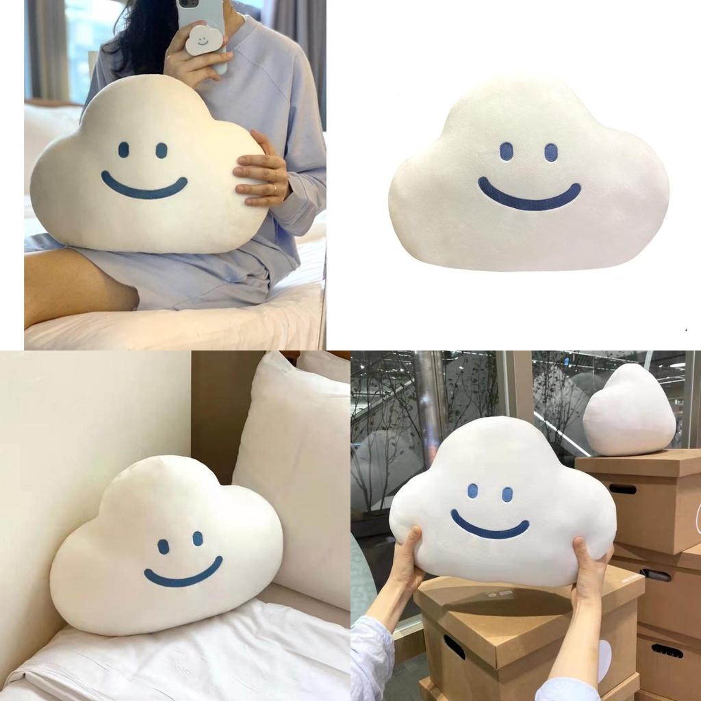 Soft And Cuddly Cloud Emoji Pillow For Girls Unique Korean Ins Design