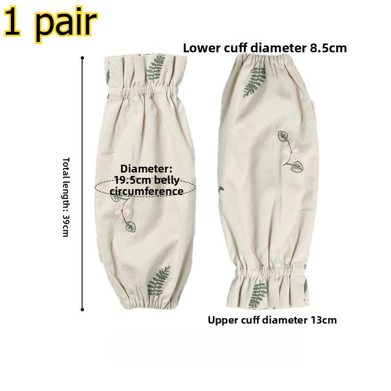 

Water-Repellent Stain-Resistant Work Sleeves Home Kitchen Cleaning Arm Covers Protective Long Sleeves for Cooking Daily Chores One Size