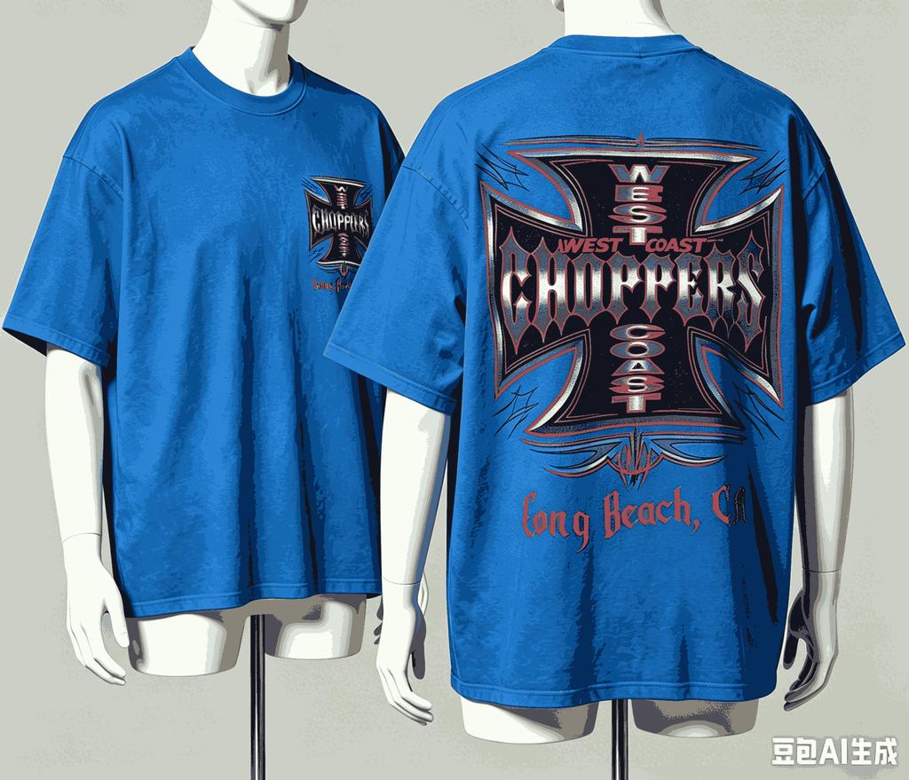 West Coast Choppers per Regalo Fan T-shirt Uomo Donna Harajuku Oversize Unisex Manica Corta Streetwear alta qualità Coppie Classico morbido Retro Moda