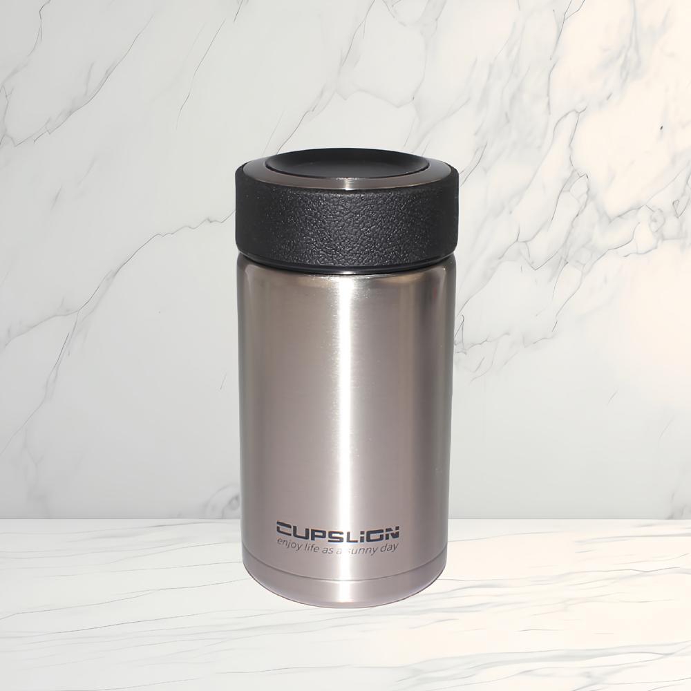 

400 мл термос для кофе из нержавеющей стали, термокружка, герметичные автомобильные термосы, кофейная чашка, портативные изолированные бутылки для путешествий 400ml серебряный