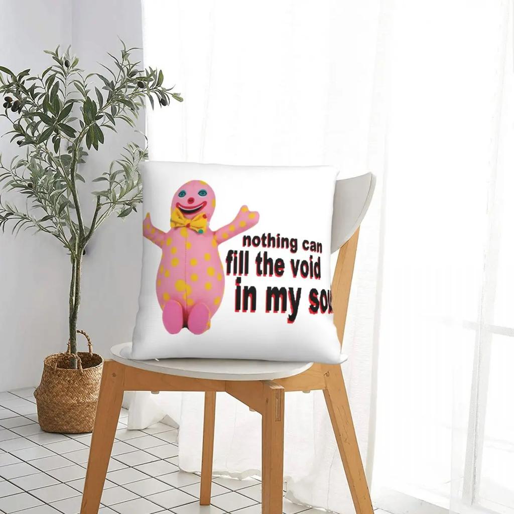 Nothing Can Fill The Void In My Soul Pillowcase Soft Polyester Cushion Cover Decor Mr Blobby Throw Pillow Case Cover Bedroom
