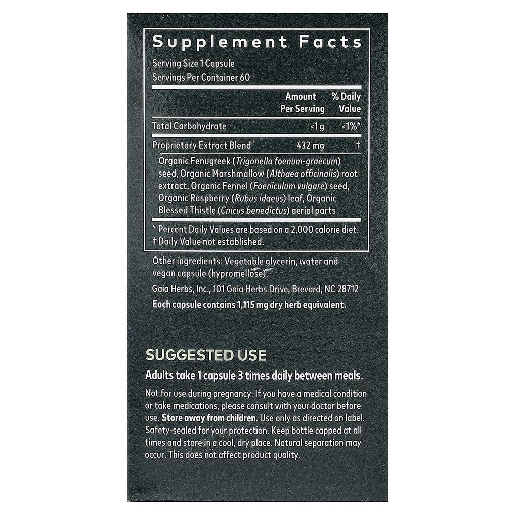 Women, Breastfeeding Support, Veggie Liquid Phyto-Caps 60 Tablets