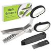 Stainless Steel Five-Layer Herb & Vegetable Scallion Shears