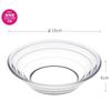 Toyo Sasaki Glass Lurak Bowl Clear Made in Dishwasher Round Small Deep Side Glass Dessert 2-Piece Set, Japan, Safe, Plate, Bowl, Bowl, Dish, Plate,