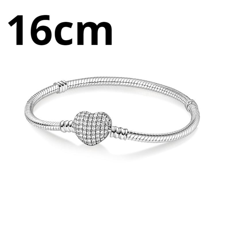 Exquisite Copper Bowknot Pearl Heart Charm Bracelets Sparkling Pavé Circle Bangles For Women Jewelry Diy Fine Gifts