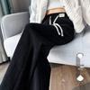 Velvet Wide-Leg Women's Corduroy Pants - Autumn/Winter 2025 Style, Slim Fit Casual Trousers