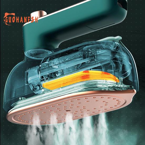 Handdampfbügeleisen mit klappbarem Griff, kompakte Größe, tragbare Dampfbügelmaschine für den trockenen und nassen Gebrauch für zu Hause