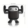 Creative Cartoon Car Phone Holder - Adjustable Air Vent Clip Mount for GPS Navigation & Hands-Free Driving