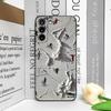 Oil Painting of Snow Scene Skiing Pattern Phone Case for Samsung Galaxy A56 A14 A55 A16 A54 A36 A53 A52 A51 A50 Soft Cover Shell