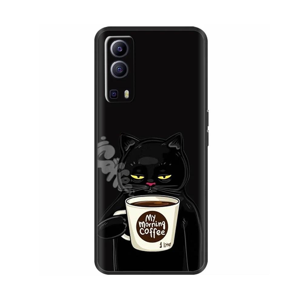 For Vivo Y52 5G Case For Vivo Y72 5G Soft TPU Silicone Cute Cartoon Shell Phone Back Cover For Vivo Y72 Y52 Cases Y 52 72 Fundas