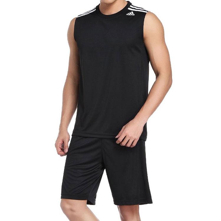 Adidas Tank Tops Men's Black Moderate Straight Fit F84546