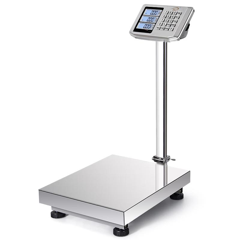 

Huachao Gaoke Commercial High-Precision Rechargeable Stainless Steel Platform Scale 100KG