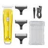 Mini Compact Stainless Steel Electric Hair Clipper Oil Head Clipper USB Rechargeable Home Mini Blade Metal Hair Clipper Smooth and Neat Trimming