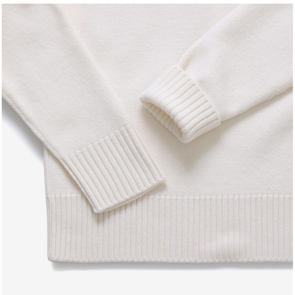 Ami Bfuks006 018 154 Ami De Coeur Big Heart Logo Intarsia Public Knit