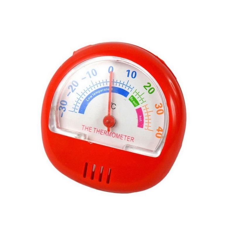 

1PC Refrigerator Thermometers Freezer Thermometer Plastic Temperature Gauge Analog Measuring Tool красный
