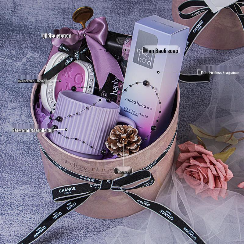 Jun XVII WJ Women s Day Light Luxury Sour Plum Gift Set Package Five