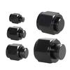 AN4 AN6 AN8 AN10 Fuel Tube Plug Nut Black Tube Nut Fitting Female Flare End for Car Modified Accessories for Auto Vehicle Parts