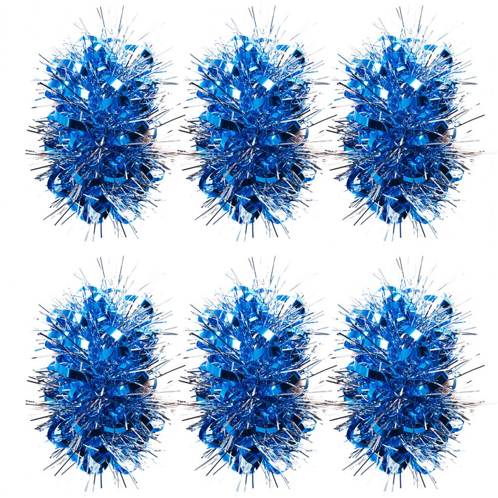 Cheerleader Wristband Sparkling Cheer Wristband Cheerleading Pom Poms Set with Elastic Wristband Ponytail for Team for Holiday