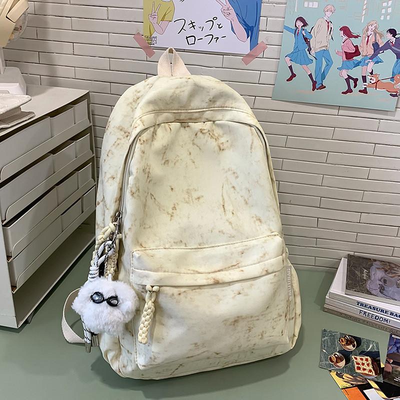 Print Casual Fashion Travel Nylon Backpack With Stitching Detail Teens For