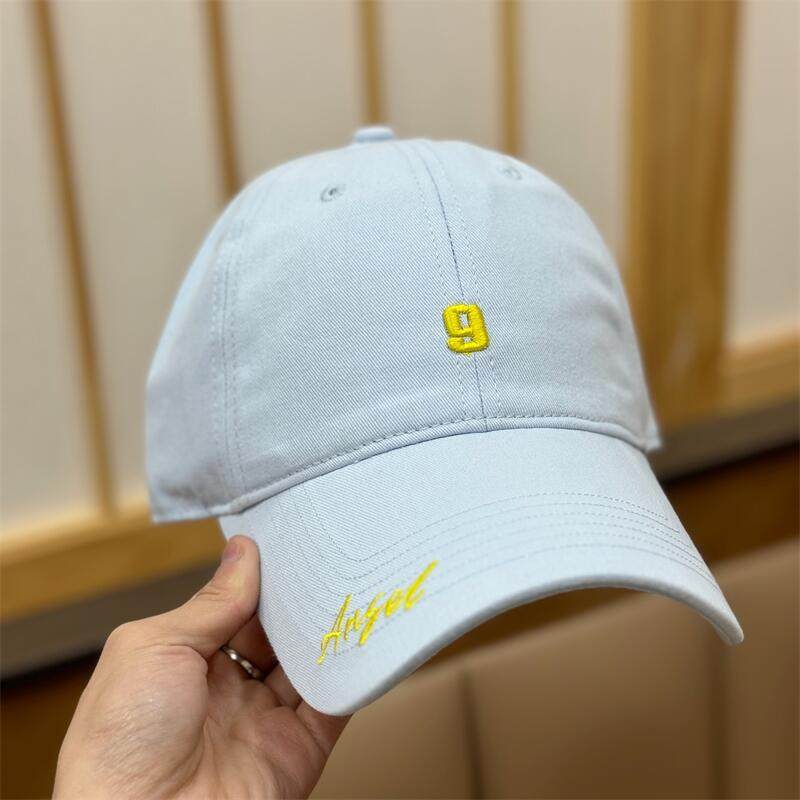 Spring And Summer Embroidery 9 Digital Baseball Hats For Men And Women Simple Casual And Versatile Face Small Sunshade Sunscreen