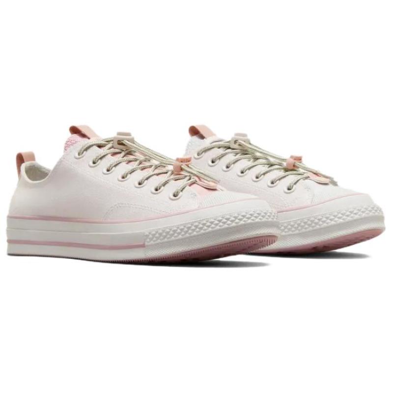 Converse Chuck 70 Versatile Low-Top Espadrilles Unisex White Pink